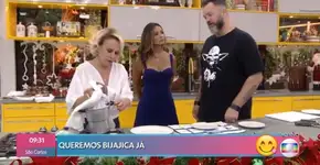 Ana Maria Braga dá bronca ao vivo na produção do Mais Você