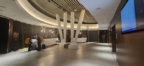 Lounge da Latam no Aeroporto Internacional Arturo Merino Benítez