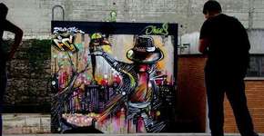 Oficina de grafite e estêncil em Osasco