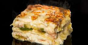 A mais saborosa lasanha de camarão!