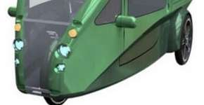 Empresa cria triciclo elétrico feito de materiais recicláveis