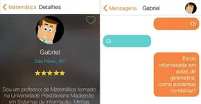 Aplicativo gratuito encontra professores particulares rapidinho