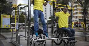 Rio ganha 10 praças de exercícios para pessoas com deficiência
