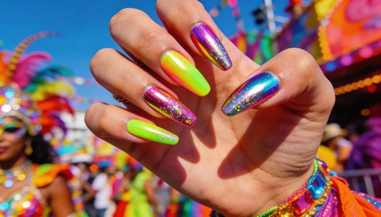 Cor De Unhas Para O Carnaval