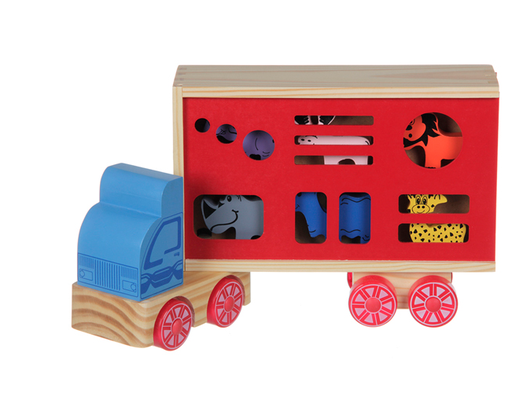 Imagem da carreta de animais de zoológico (Foto: Tok & Stok)