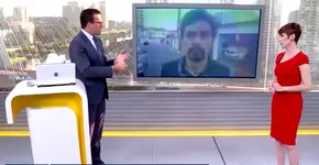 Sindicalista dá invertida em Bocardi ao vivo na Globo e viraliza