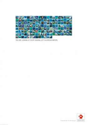 “Você está olhando para todos os dugongos que restam na África” Endangered Wildlife Trust, TBWA\Hunt\Lascaris, África do Sul.