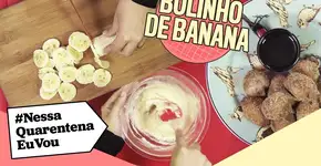 BOLINHO DE CHUVA COM BANANA | Passa um cafezinho e vem
