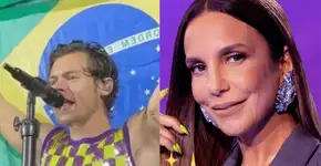 Harry Styles canta música de Ivete Sangalo em SP: ‘Alegria’