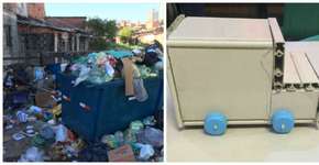 Educadora ensina robótica com lixo descartado pela comunidade