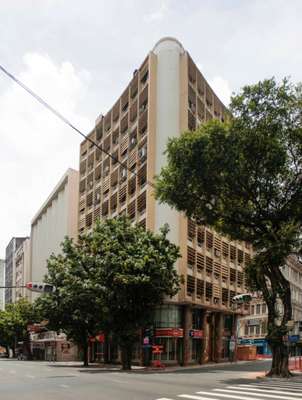 Edificio sede da Companhia de Seguros Aliança , construído em 1956 pela construtora Severo & Villares. Foto: reprodução/@prediosdesalvador