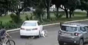 Mulher é agredida e atropelada após briga de trânsito em MG