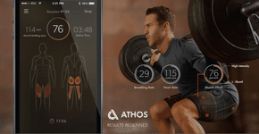 Roupa tecnologia monitora exercícios físicos