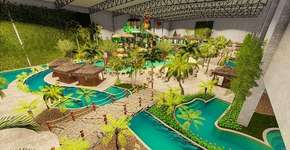 Hotel em Atibaia inaugura 1º parque aquático indoor do Brasil