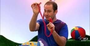 Histórias contadas com figuras de barbantes