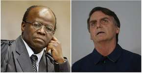 Bolsonaro reage à declaração de Joaquim Barbosa de voto em Haddad