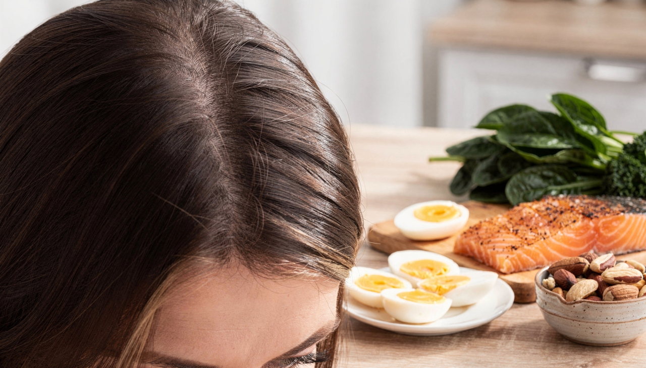 Nutrientes essenciais e vitaminas para diminuir a queda do seu cabelo ...