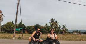 ‘Isolado’ na Malásia, casal brasileiro cria projeto para recolher lixo de ilha