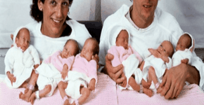 Sêxtuplos: veja como estão as primeiras seis gêmeas do mundo