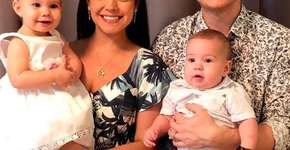 Michel Teló mostra o filho ‘tocando’ violão: ‘Meu violeirinho’