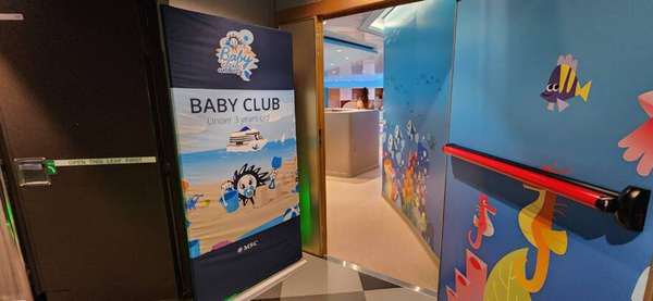 MSC World America possui um Baby Club exclusivo, desenvolvido em parceria com a Chicco