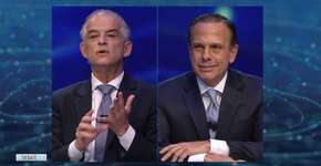 Aos gritos da plateia, Doria e França reafirmam polarização