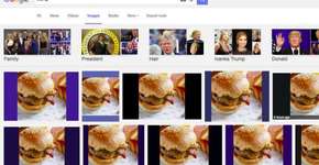 Extensão ‘trumpforma’ todas as fotos de Trump em hamburguer