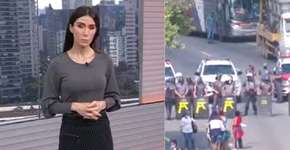 Com gritos de ‘Globo Lixo’, repórter é interrompida em transmissão ao vivo