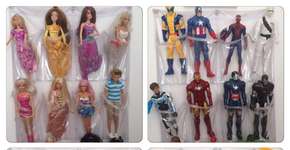 Economize organizando brinquedos em uma sapateira