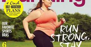 Modelo plus size é capa da revista Women’s Running deste mês