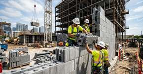 Uma invenção russa revoluciona a indústria da construção: eles criam tijolos inteligentes que permitem que casas sejam construídas cinco vezes mais rápido imitando o modelo Lego