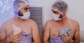 Nascem os primeiros gêmeos de casal gay no Brasil com gene da família