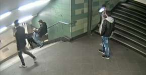 Homem que chutou mulher em escada de metrô em Berlim é preso