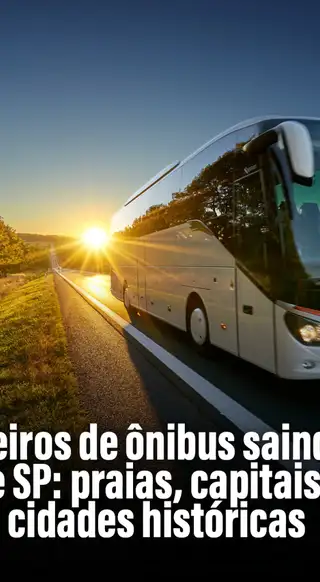 Viajar de ônibus saindo de São Paulo é uma escolha...
