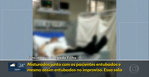 Pacientes com e sem covid-19 estão misturados em hospital do RJ