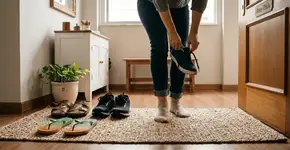 Demorei para perceber por que os sapatos não devem ser guardados logo após chegar da rua
