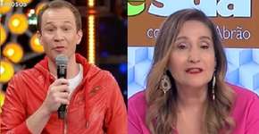 Sônia Abrão responde alfinetada de Tiago Leifert no Domingão do Faustão