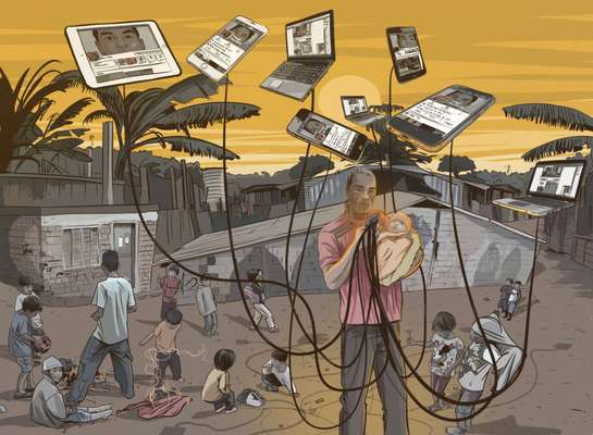 Arte sobre a luta indígena - São Paulo