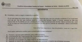 Fala de Bolsonaro ‘Cocô dia sim, dia não’ é tema de vestibular