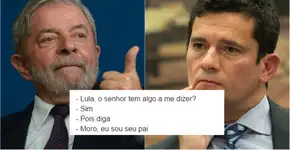 Alguns possíveis diálogos entre Lula e Moro, segundo a internet