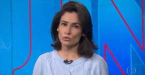 Jornal Nacional falha e Renata Vasconcellos fica com voz estranha