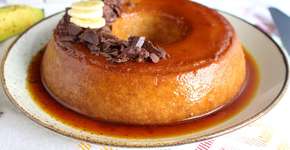 Aprenda a fazer um pudim de banana irresistível