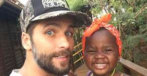 Grafiteiro homenageia Titi, filha de Gio Ewbank e Bruno Gagliasso