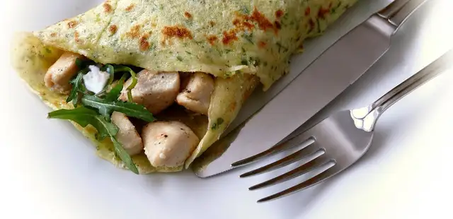 Crepe de tapioca prático e versátil