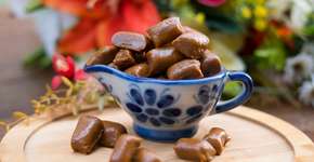 Bala de caramelo (tipo Toffee) com 3 ingredientes