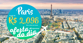 Voos baratos para Paris com preços a partir de R$ 2.098