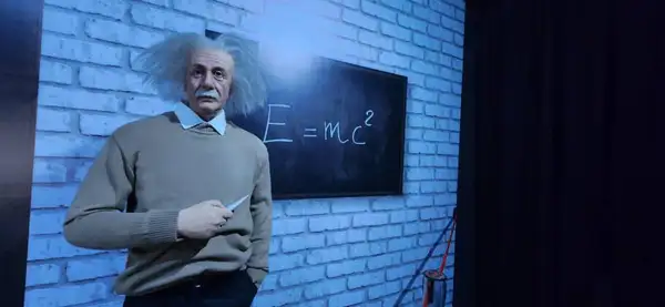 Estátua de cera de Albert Einstein
