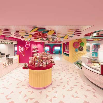 O Sweet Temptations terá milk-shakes extravagantes, chocolate Venchi e gelatos, além de um bar self-service de frozen yogurt