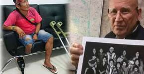 Índio com pé amputado ganhar prótese graças a um fotógrafo