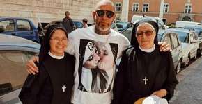 Após polêmica, Henrique Fogaça apaga foto com freiras no Vaticano